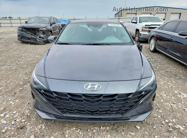 5NPLM4AG5PH110687 2023 HYUNDAI ELANTRA Gray Դիմացի տեսք