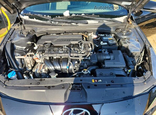 5NPLM4AG6MH040659 2021 HYUNDAI ELANTRA Черный Вид задней части салона