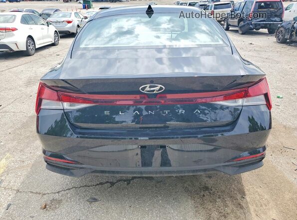 5NPLM4AG6NH084498 2022 HYUNDAI ELANTRA Черный Вид сзади