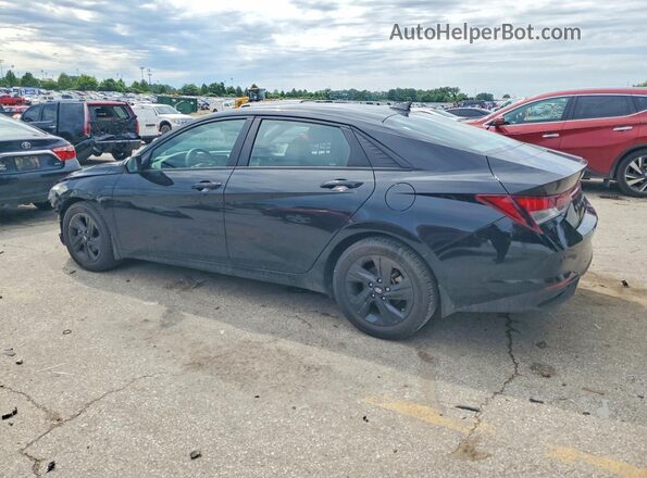 5NPLM4AG6NH084498 2022 HYUNDAI ELANTRA Черный Задняя левая четверть