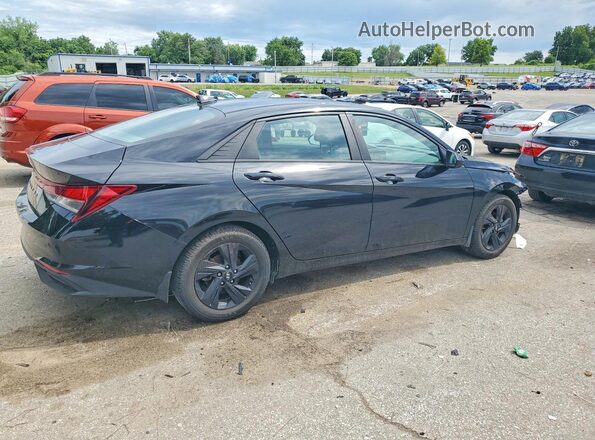 5NPLM4AG6NH084498 2022 HYUNDAI ELANTRA Черный Задняя правая четверть