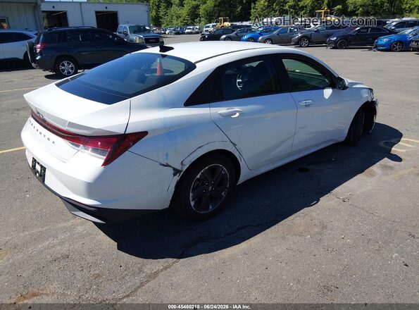 5NPLM4AG7MH048334 2021 HYUNDAI ELANTRA Белый Задняя правая четверть
