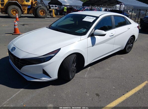 5NPLM4AG7MH048334 2021 HYUNDAI ELANTRA Белый Передняя левая четверть