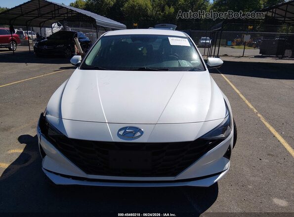 5NPLM4AG7MH048334 2021 HYUNDAI ELANTRA Белый Вид щитка приборов
