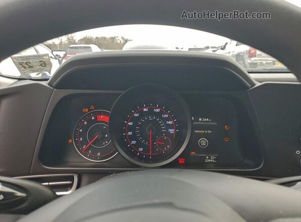 5NPLM4AG7PH088112 2023 HYUNDAI ELANTRA Gray Widok zestawu wskaźników