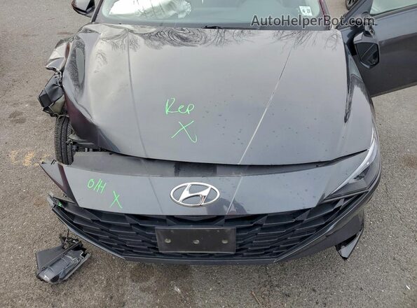 5NPLM4AG7PH088112 2023 HYUNDAI ELANTRA Gray Widok wnętrza z tyłu