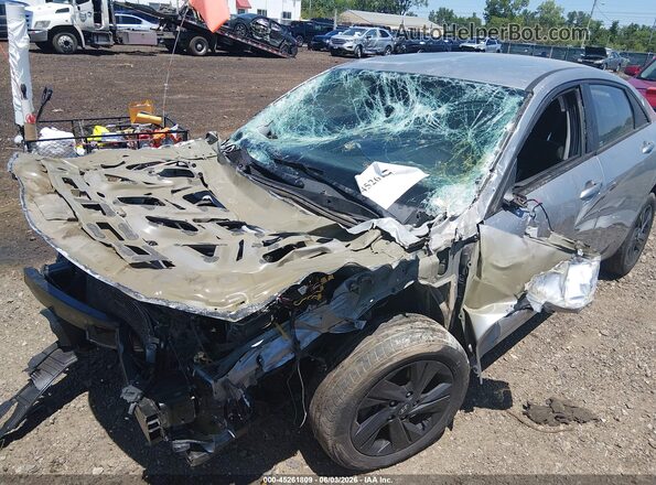 5NPLM4AG8MH010241 2021 HYUNDAI ELANTRA Silver წინა ხედი