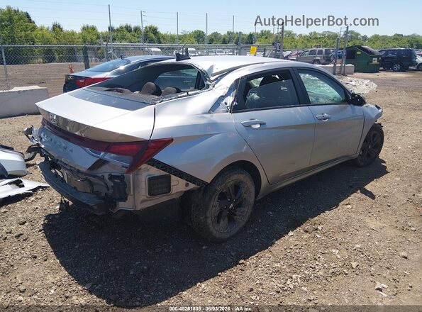 5NPLM4AG8MH010241 2021 HYUNDAI ELANTRA Silver უკანა მარჯვენა