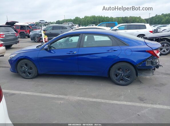 5NPLM4AG8MH013740 2021 HYUNDAI ELANTRA Blue 