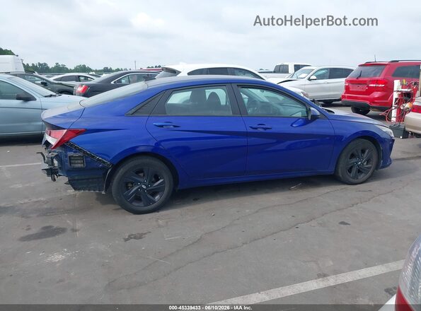 5NPLM4AG8MH013740 2021 HYUNDAI ELANTRA Blue სალონის 360-გრადუსიანი ხედი