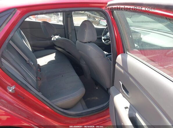 5NPLM4AG8NH081845 2022 HYUNDAI ELANTRA Red VIN კოდის სტიკერის ხედი