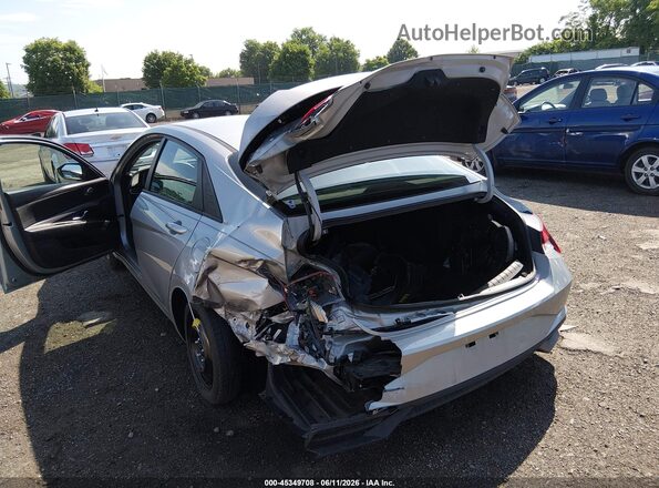 5NPLM4AG9MH006392 2021 HYUNDAI ELANTRA Silver Widok z przodu