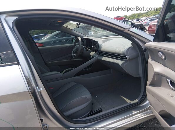 5NPLM4AG9MH023743 2021 HYUNDAI ELANTRA Gray წინა სალონის ხედი