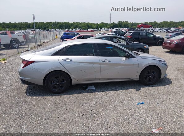 5NPLM4AG9MH023743 2021 HYUNDAI ELANTRA Gray უკანა სალონის ხედი