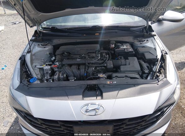 5NPLM4AG9MH023743 2021 HYUNDAI ELANTRA Gray უკანა ხედი