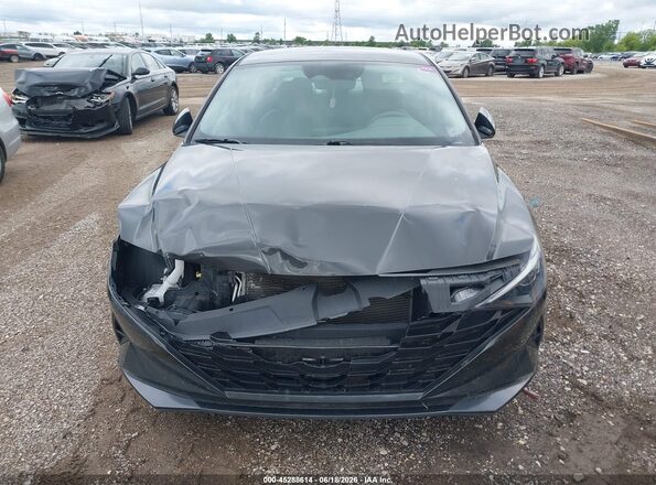 5NPLM4AG9NH063547 2022 HYUNDAI ELANTRA Gray Widok zestawu wskaźników