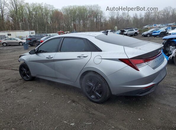 5NPLM4AG9NH080073 2022 HYUNDAI ELANTRA Silver Rear left