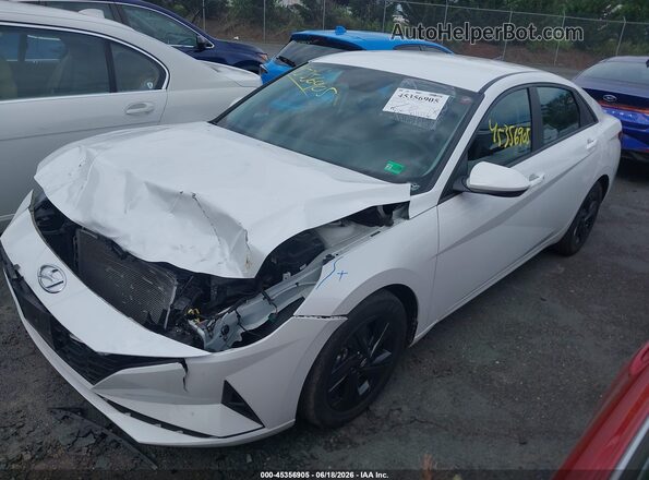 5NPLM4AG9PH088841 2023 HYUNDAI ELANTRA White წინა მარცხენა ხედი სამი მეოთხედიდან