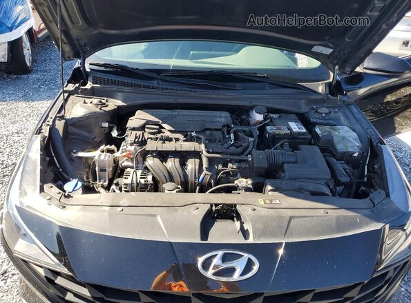 5NPLM4AG9PH103676 2023 HYUNDAI ELANTRA Черный Вид задней части салона