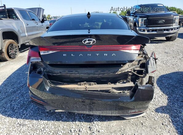5NPLM4AG9PH103676 2023 HYUNDAI ELANTRA Черный Вид сзади