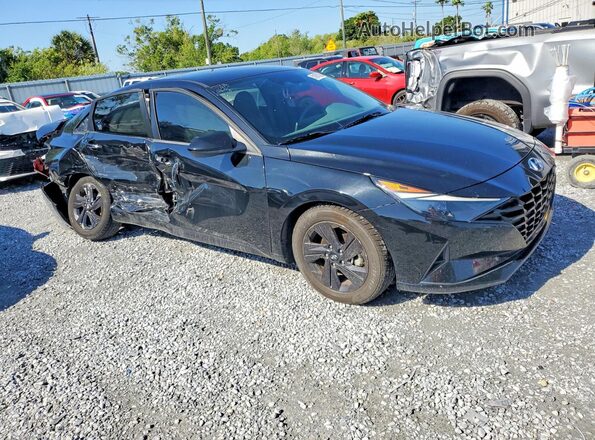 5NPLM4AG9PH103676 2023 HYUNDAI ELANTRA Черный Передняя правая четверть