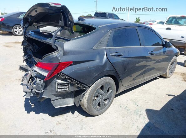 5NPLM4AGXMH033410 2021 HYUNDAI ELANTRA Black Tył prawy