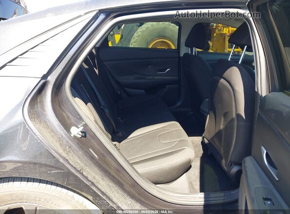5NPLM4AGXMH033410 2021 HYUNDAI ELANTRA Black Widok naklejki z numerem VIN