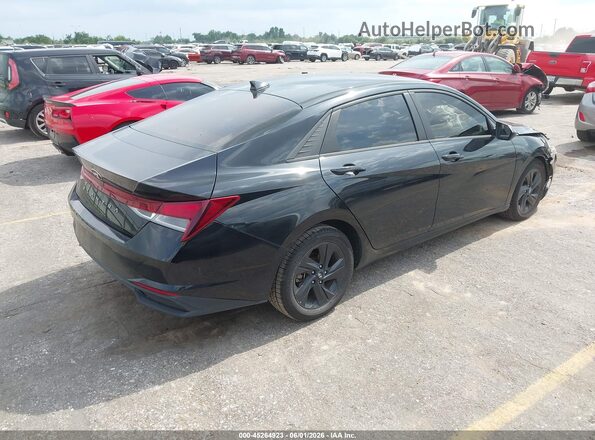 5NPLM4AGXMH045797 2021 HYUNDAI ELANTRA Black Tył prawy