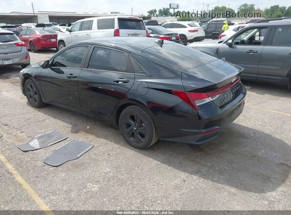 5NPLM4AGXMH045797 2021 HYUNDAI ELANTRA Black Tył lewy