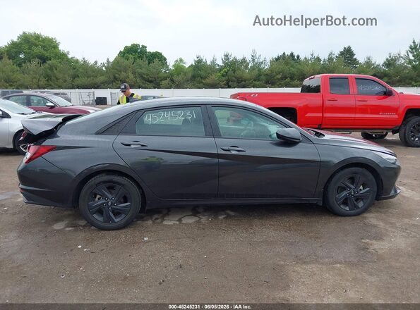 5NPLM4AGXNH076016 2022 HYUNDAI ELANTRA Gray Widok wnętrza 360 stopni