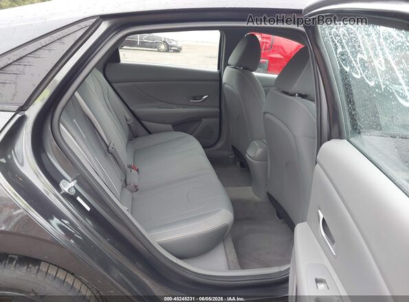 5NPLM4AGXNH076016 2022 HYUNDAI ELANTRA Gray Widok naklejki z numerem VIN
