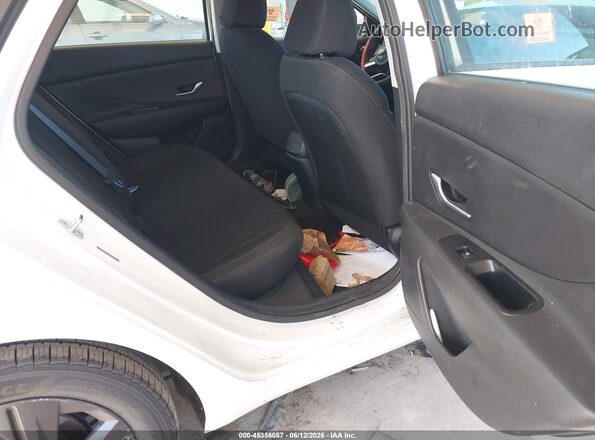 5NPLM4AGXPH091165 2023 HYUNDAI ELANTRA White VIN sticker view