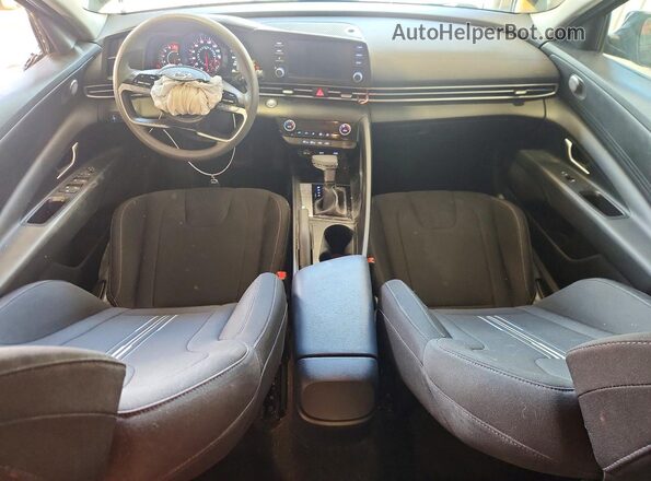 5NPLM4AGXPH091733 2023 HYUNDAI ELANTRA Черный Вид панели приборов