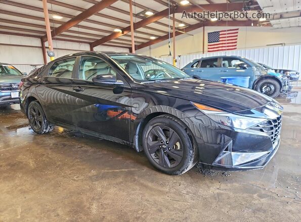 5NPLM4AGXPH091733 2023 HYUNDAI ELANTRA Черный Передняя правая четверть