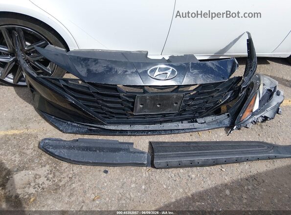 5NPLM4AGXPH095636 2023 HYUNDAI ELANTRA Black Вид щитка приладів