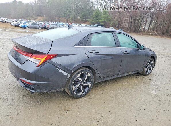 5NPLN4AG0MH010487 2021 HYUNDAI ELANTRA Gray Tył prawy