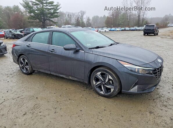 5NPLN4AG0MH010487 2021 HYUNDAI ELANTRA Gray Przód prawy