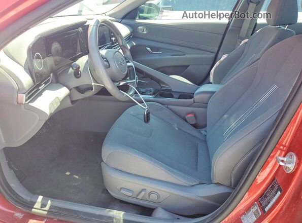 5NPLN4AG0MH020968 2021 HYUNDAI ELANTRA Red Vista interior delantera