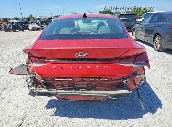 5NPLN4AG0MH020968 2021 HYUNDAI ELANTRA Red Vista trasera
