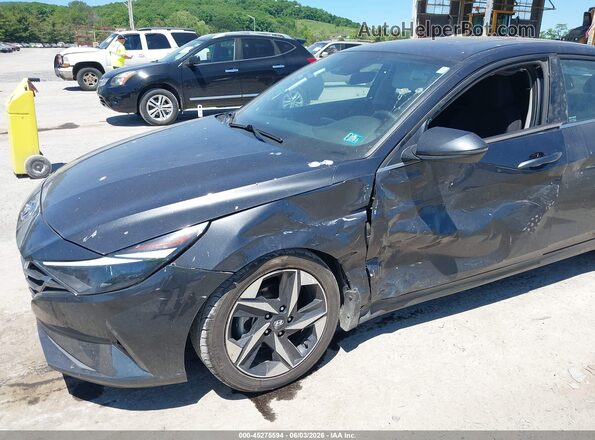 5NPLN4AG1MH030036 2021 HYUNDAI ELANTRA Gray Widok z przodu