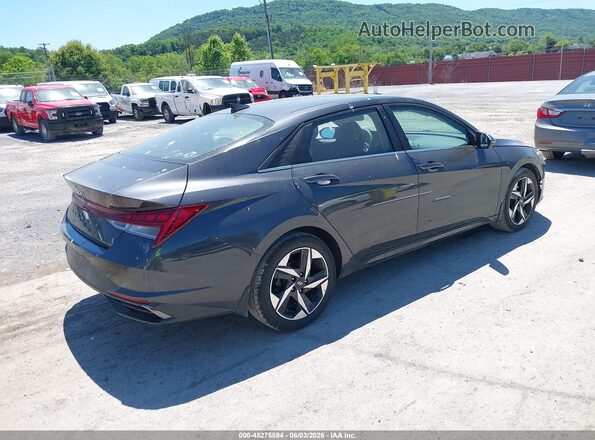 5NPLN4AG1MH030036 2021 HYUNDAI ELANTRA Gray Tył prawy