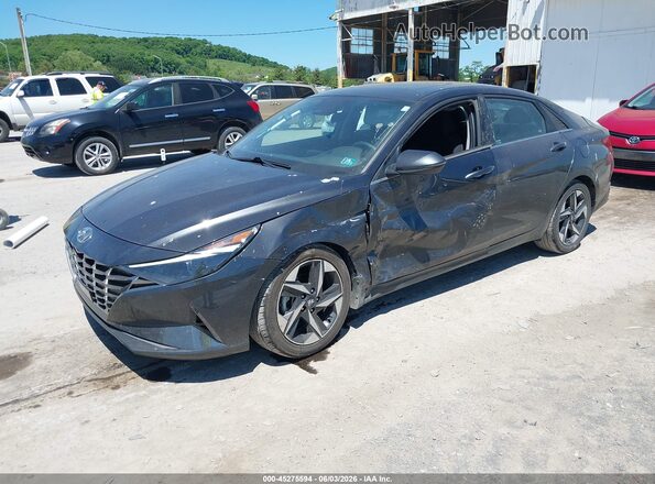 5NPLN4AG1MH030036 2021 HYUNDAI ELANTRA Gray Przód lewy