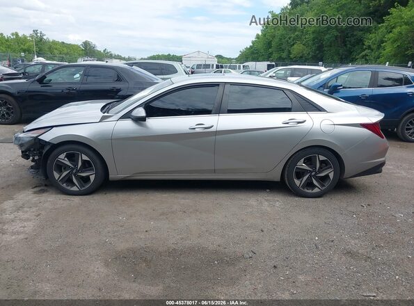 5NPLN4AG1MH035575 2021 HYUNDAI ELANTRA Silver Սալոնի 360 աստիճան տեսք