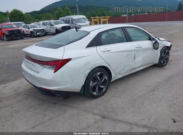 5NPLN4AG1NH056489 2022 HYUNDAI ELANTRA White Tył prawy