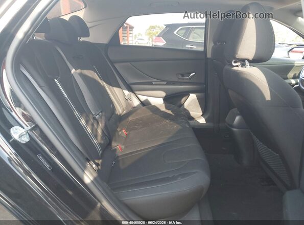 5NPLN4AG1NH058825 2022 HYUNDAI ELANTRA Black Widok naklejki z numerem VIN