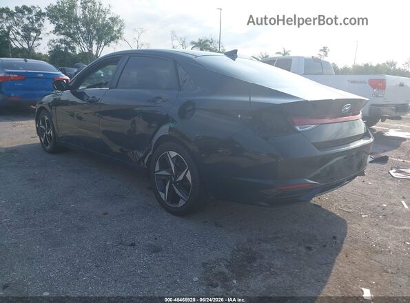 5NPLN4AG1NH058825 2022 HYUNDAI ELANTRA Black Tył lewy