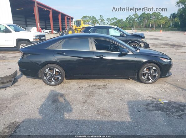 5NPLN4AG1NH058825 2022 HYUNDAI ELANTRA Black Widok wnętrza 360 stopni