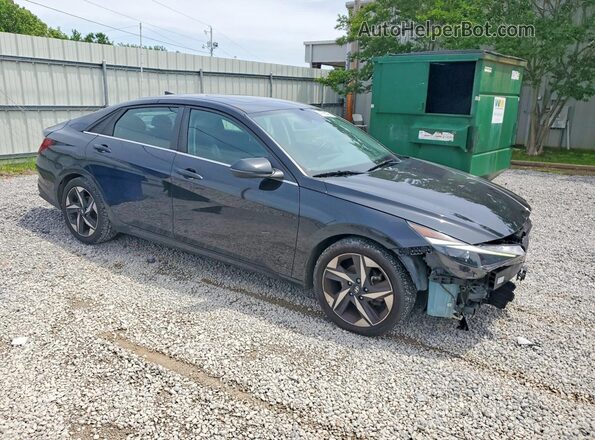 5NPLN4AG4NH056146 2022 HYUNDAI ELANTRA Black Առջևի աջ