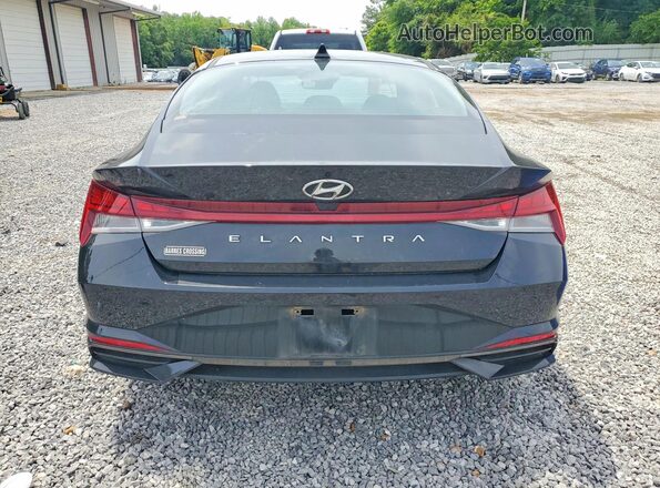 5NPLN4AG4NH056146 2022 HYUNDAI ELANTRA Black Հետևի տեսք