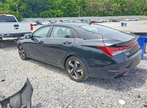 5NPLN4AG4NH056146 2022 HYUNDAI ELANTRA Black Հետևի ձախ